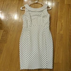 Land's End polka dot ponte dress